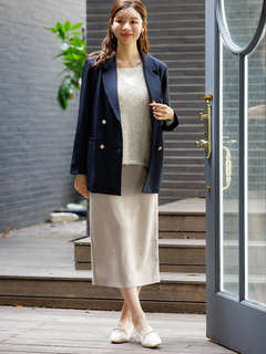 LUDIC PARK(ルディックパーク) |ゴールドボタンダブルテーラージャケット