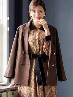 LUDIC PARK(ルディックパーク) |ゴールドボタンダブルテーラージャケット