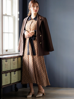 LUDIC PARK(ルディックパーク) |ゴールドボタンダブルテーラージャケット