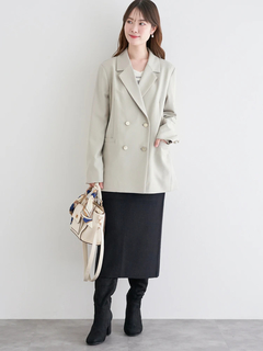 LUDIC PARK(ルディックパーク) |ゴールドボタンダブルテーラージャケット