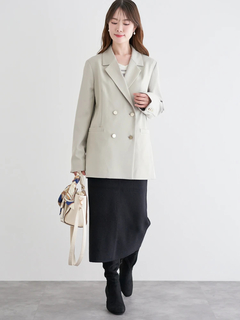 LUDIC PARK(ルディックパーク) |ゴールドボタンダブルテーラージャケット