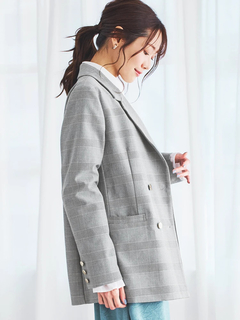 LUDIC PARK(ルディックパーク) |ゴールドボタンダブルテーラージャケット