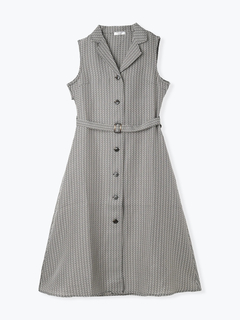 LUDIC PARK(ルディックパーク) |ノースリーブトレンチジレワンピース