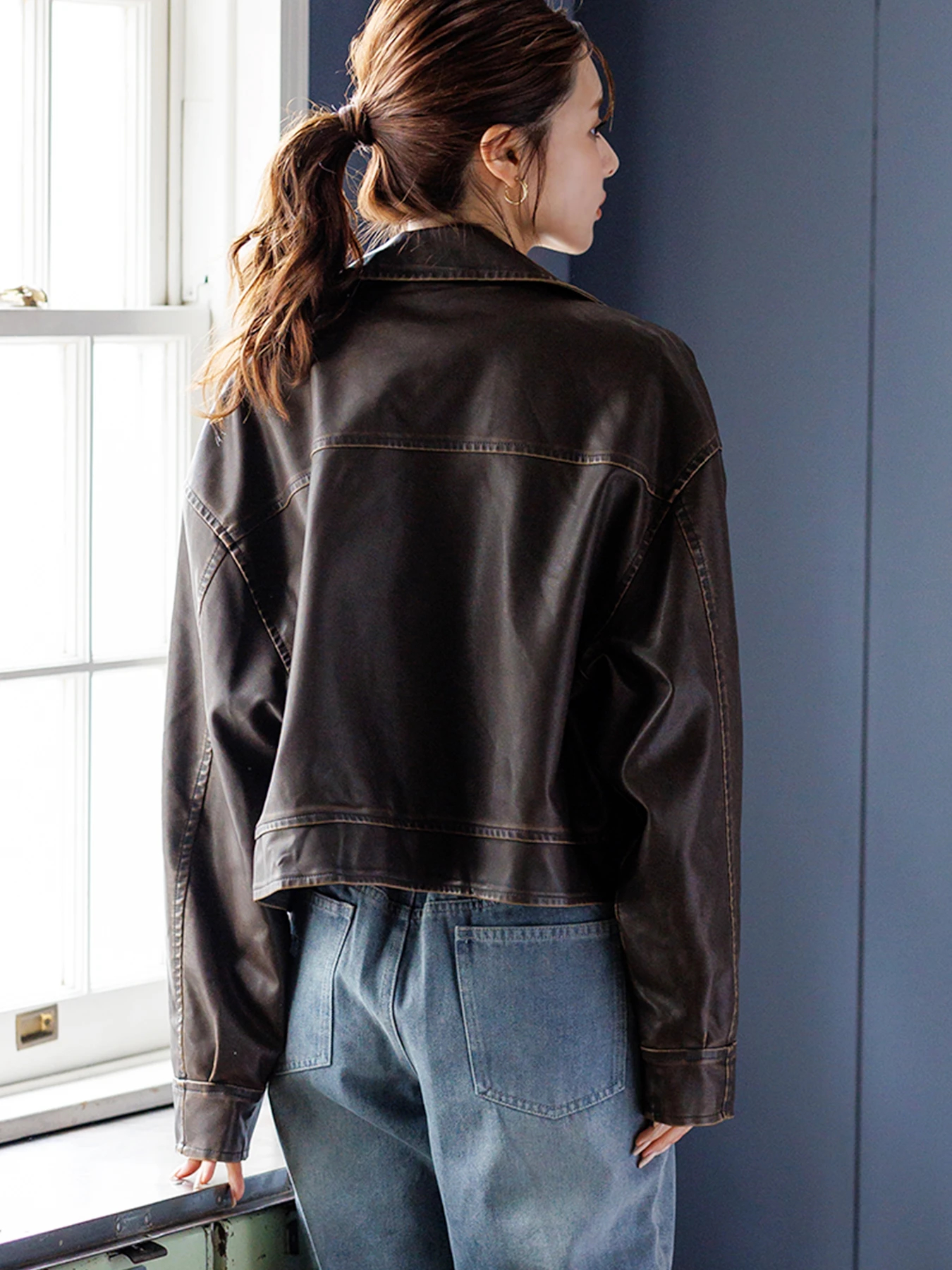 合皮ライダースジャケット / LUDIC PARK（ルディックパーク）の