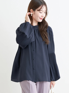 LUDIC PARK(ルディックパーク) |【前後2WAY】プリーツブラウス