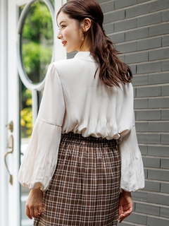 LUDIC PARK(ルディックパーク) |【前後2WAY】プリーツブラウス