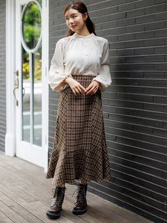 LUDIC PARK(ルディックパーク) |【前後2WAY】プリーツブラウス