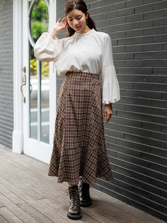 LUDIC PARK(ルディックパーク) |【前後2WAY】プリーツブラウス