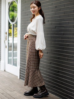 LUDIC PARK(ルディックパーク) |【前後2WAY】プリーツブラウス