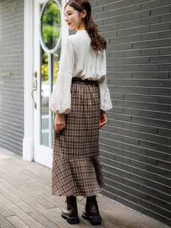 LUDIC PARK(ルディックパーク) |【前後2WAY】プリーツブラウス