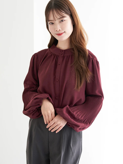 LUDIC PARK(ルディックパーク) |【前後2WAY】プリーツブラウス