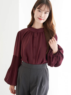 LUDIC PARK(ルディックパーク) |【前後2WAY】プリーツブラウス