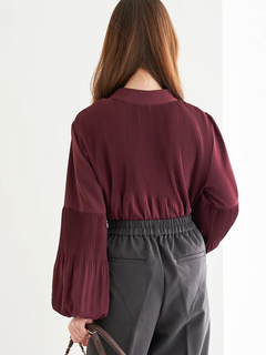 LUDIC PARK(ルディックパーク) |【前後2WAY】プリーツブラウス