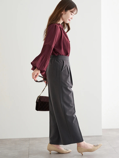 LUDIC PARK(ルディックパーク) |【前後2WAY】プリーツブラウス