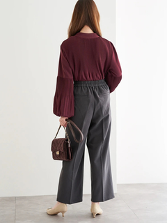 LUDIC PARK(ルディックパーク) |【前後2WAY】プリーツブラウス