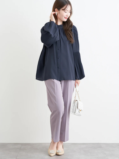 LUDIC PARK(ルディックパーク) |【前後2WAY】プリーツブラウス