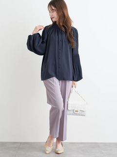 LUDIC PARK(ルディックパーク) |【前後2WAY】プリーツブラウス