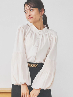 LUDIC PARK(ルディックパーク) |【前後2WAY】プリーツブラウス