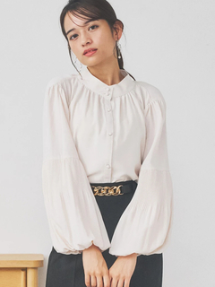 LUDIC PARK(ルディックパーク) |【前後2WAY】プリーツブラウス