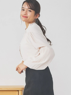 LUDIC PARK(ルディックパーク) |【前後2WAY】プリーツブラウス