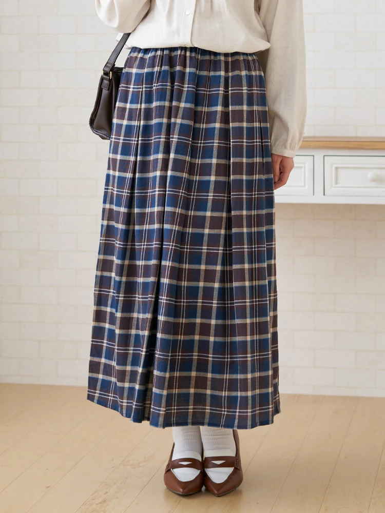 先染めチェックスカート / Hare no hi（ハレノヒ）のスカート | LUDIC