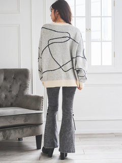 LUDIC PARK(ルディックパーク) |サイドレースアップフレアデニムパンツ