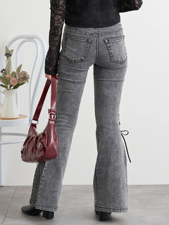 LUDIC PARK(ルディックパーク) |サイドレースアップフレアデニムパンツ