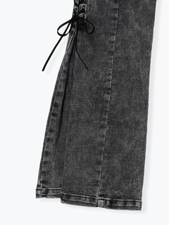 LUDIC PARK(ルディックパーク) |サイドレースアップフレアデニムパンツ