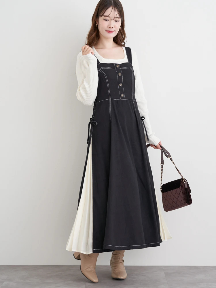 サイドプリーツジャンパースカート / LUDIC PARK（ルディックパーク