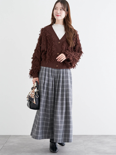 LUDIC PARK(ルディックパーク) |ジグザグフリンジカーディガン