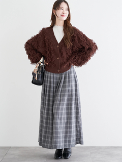 LUDIC PARK(ルディックパーク) |ジグザグフリンジカーディガン