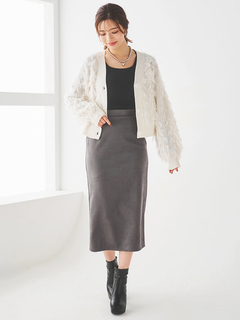 LUDIC PARK(ルディックパーク) |ジグザグフリンジカーディガン