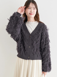 LUDIC PARK(ルディックパーク) |ジグザグフリンジカーディガン