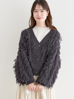 LUDIC PARK(ルディックパーク) |ジグザグフリンジカーディガン