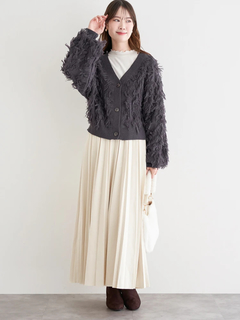 LUDIC PARK(ルディックパーク) |ジグザグフリンジカーディガン