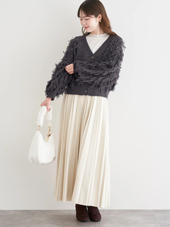 LUDIC PARK(ルディックパーク) |ジグザグフリンジカーディガン