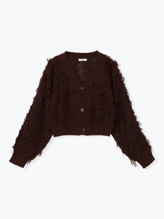 LUDIC PARK(ルディックパーク) |ジグザグフリンジカーディガン