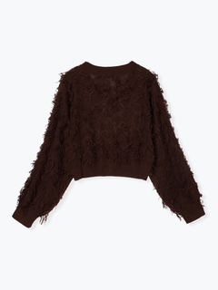 LUDIC PARK(ルディックパーク) |ジグザグフリンジカーディガン