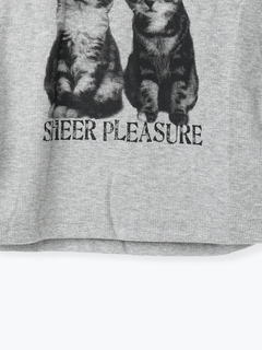 LUDIC PARK(ルディックパーク) |ネコプリント ラグランリブロングTシャツ