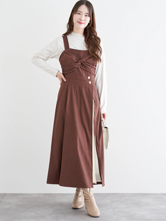 LUDIC PARK(ルディックパーク) |スエードツイストジャンパースカート