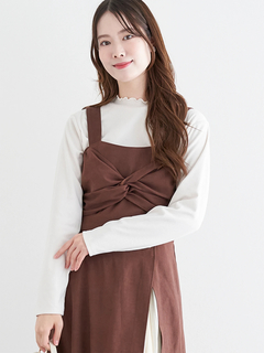 LUDIC PARK(ルディックパーク) |スエードツイストジャンパースカート