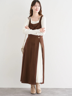 LUDIC PARK(ルディックパーク) |スエードツイストジャンパースカート