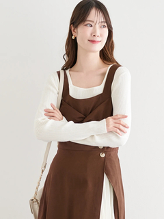 LUDIC PARK(ルディックパーク) |スエードツイストジャンパースカート