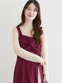 LUDIC PARK(ルディックパーク) |スエードツイストジャンパースカート