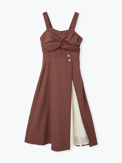 LUDIC PARK(ルディックパーク) |スエードツイストジャンパースカート