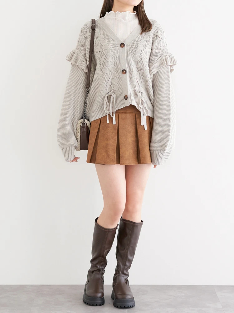 ラッフルスピンドルカーディガン / LUDIC PARK（ルディックパーク）の