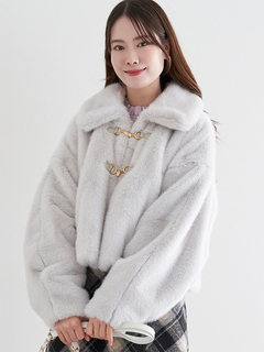 LUDIC PARK(ルディックパーク) |ファーショート丈ダッフルジャケット