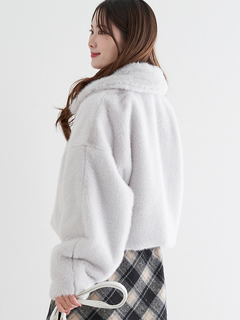 LUDIC PARK(ルディックパーク) |ファーショート丈ダッフルジャケット