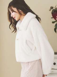 LUDIC PARK(ルディックパーク) |ファーショート丈ダッフルジャケット