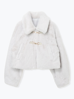 LUDIC PARK(ルディックパーク) |ファーショート丈ダッフルジャケット